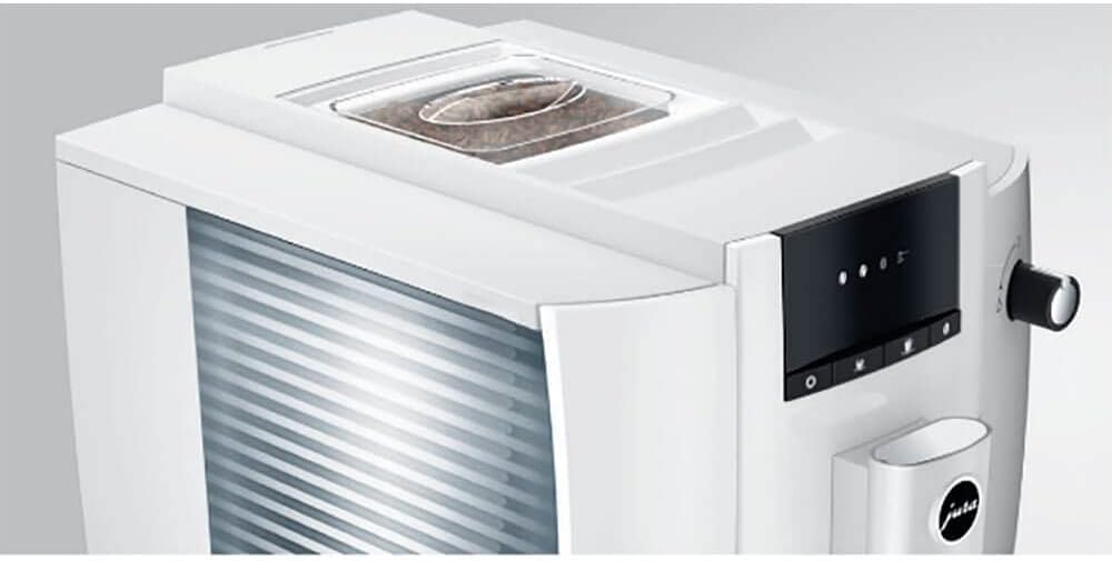 Jura E4 Piano White Automatic Coffee Machine