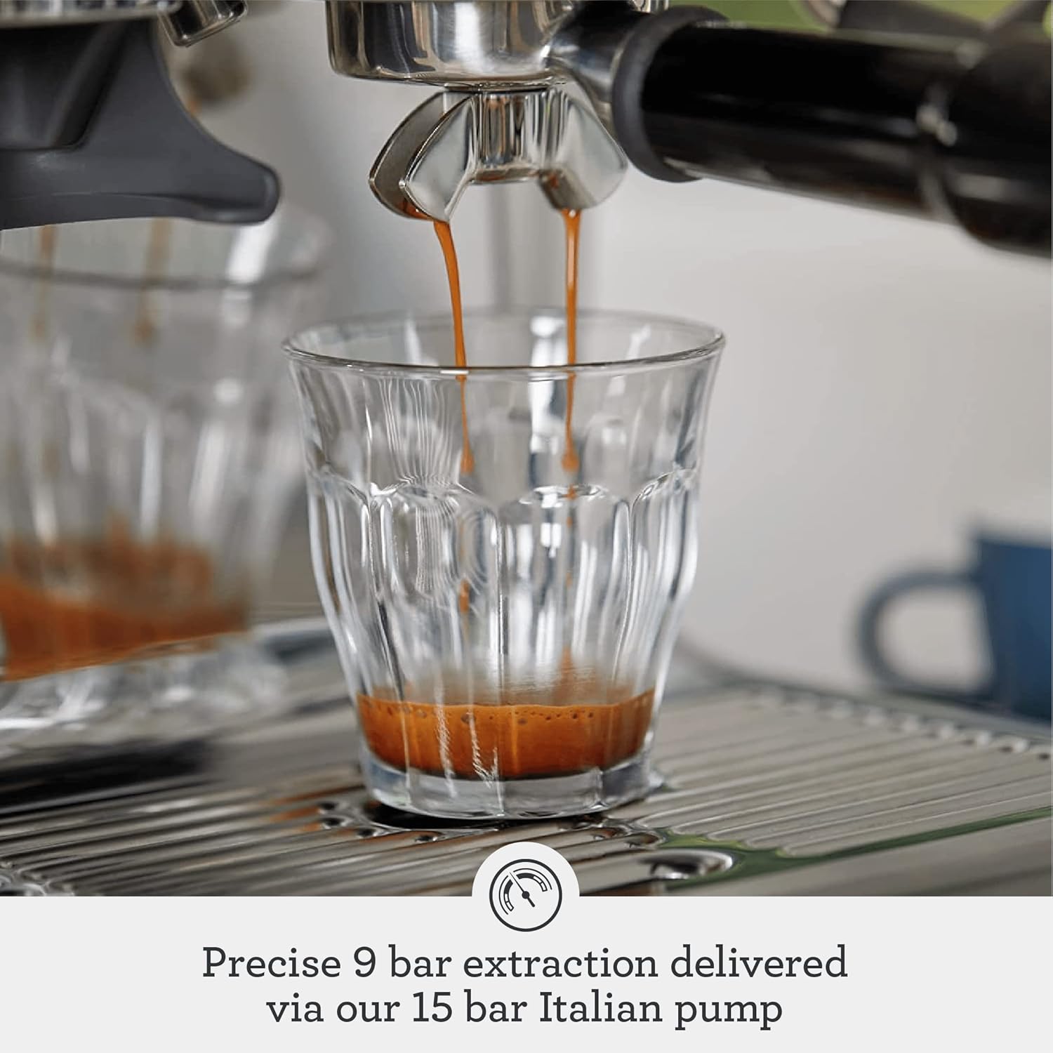 Breville BES870XL Barista Express Espresso Machine,2 liters (Renewed)