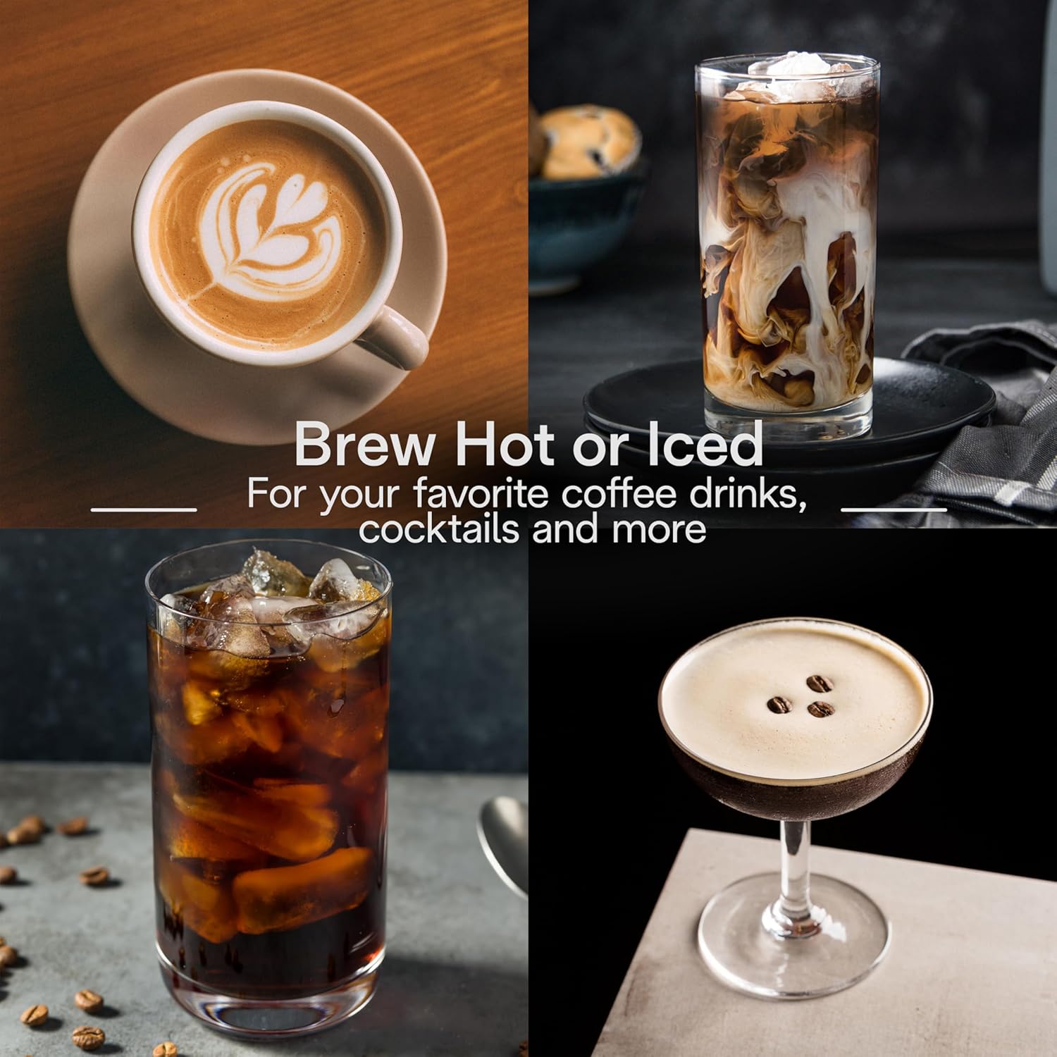 De'Longhi Eletta Explore Espresso Machine with Cold Brew, Hot & Cold Milk Frother - 50+ Recipes, Built in Grinder, Smartphone Compatible with Bean Adapt Technology for Ideal Extraction, 3.8 Pounds